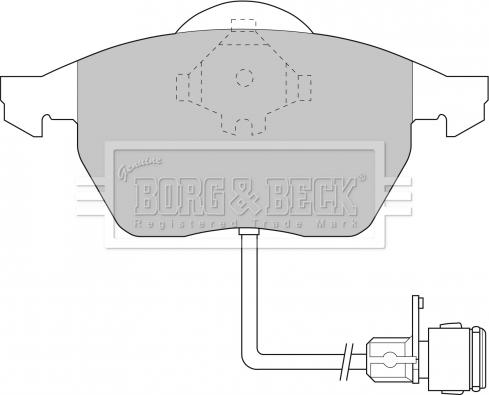 Borg & Beck BBP1392 - Set placute frana,frana disc aaoparts.ro