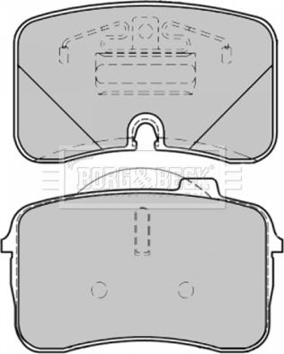 Borg & Beck BBP1363 - Set placute frana,frana disc aaoparts.ro