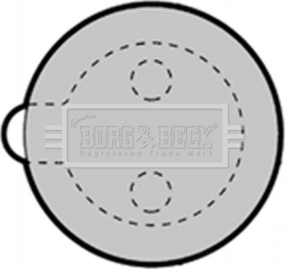 Borg & Beck BBP1313 - Set placute de frana,frana de parcare cu disc aaoparts.ro