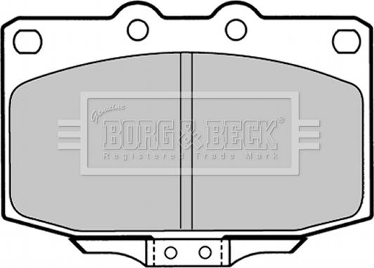 Borg & Beck BBP1323 - Set placute frana,frana disc aaoparts.ro