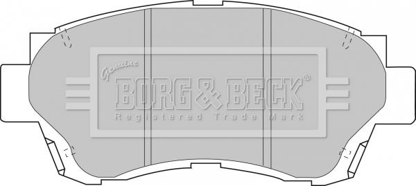 Borg & Beck BBP1377 - Set placute frana,frana disc aaoparts.ro