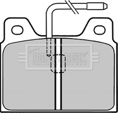 Borg & Beck BBP1295 - Set placute frana,frana disc aaoparts.ro