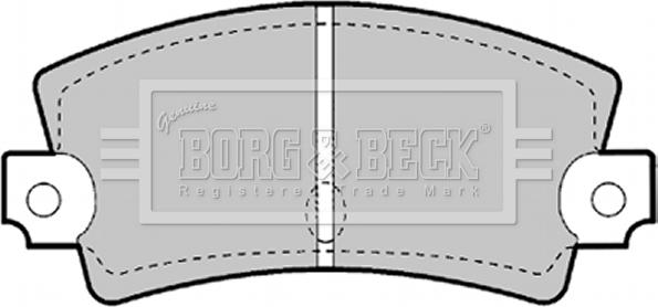 Borg & Beck BBP1247 - Set placute frana,frana disc aaoparts.ro