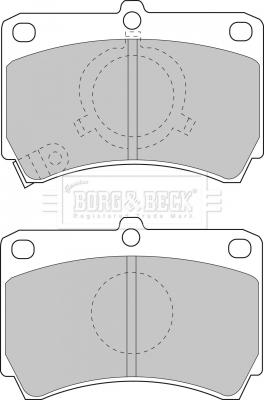 Borg & Beck BBP1269 - Set placute frana,frana disc aaoparts.ro