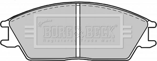 Borg & Beck BBP1268 - Set placute frana,frana disc aaoparts.ro