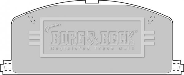 Borg & Beck BBP1267 - Set placute frana,frana disc aaoparts.ro