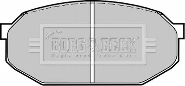 Borg & Beck BBP1205 - Set placute frana,frana disc aaoparts.ro