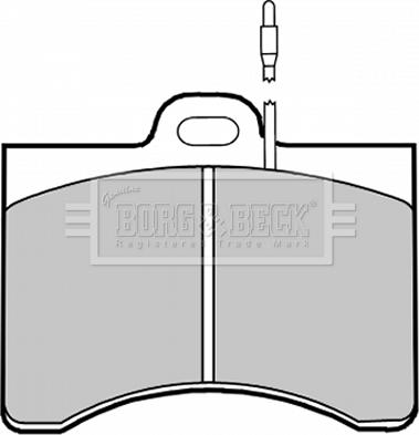 Borg & Beck BBP1201 - Set placute frana,frana disc aaoparts.ro