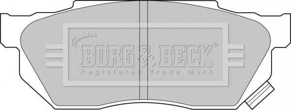 Borg & Beck BBP1236 - Set placute frana,frana disc aaoparts.ro