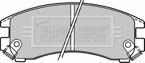 Borg & Beck BBP1223 - Set placute frana,frana disc aaoparts.ro