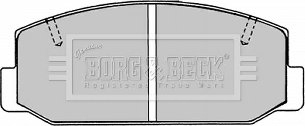 Borg & Beck BBP1276 - Set placute frana,frana disc aaoparts.ro