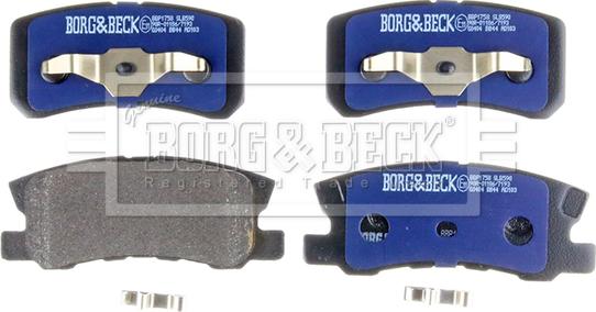 Borg & Beck BBP1758 - Set placute frana,frana disc aaoparts.ro