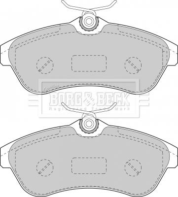 Borg & Beck BBP1735 - Set placute frana,frana disc aaoparts.ro