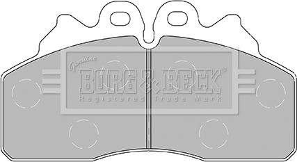 Borg & Beck BBP2435 - Set placute frana,frana disc aaoparts.ro