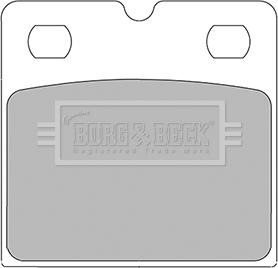 Borg & Beck BBP2430 - Set placute de frana,frana de parcare cu disc aaoparts.ro