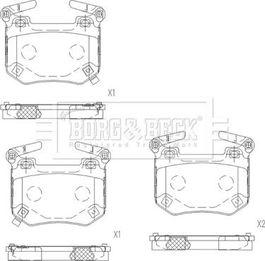 Borg & Beck BBP2679 - Set placute frana,frana disc aaoparts.ro