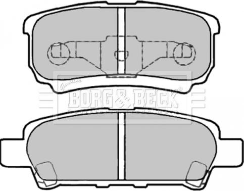 Borg & Beck BBP2003 - Set placute frana,frana disc aaoparts.ro