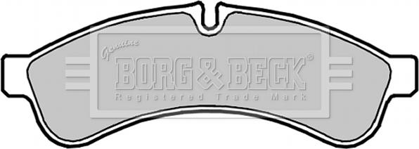 Borg & Beck BBP2038 - Set placute frana,frana disc aaoparts.ro