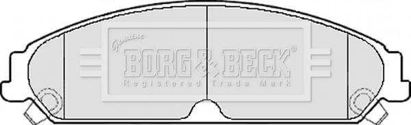Borg & Beck BBP2156 - Set placute frana,frana disc aaoparts.ro