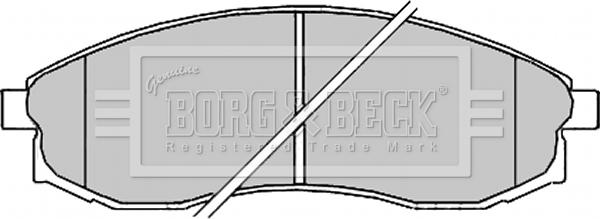Borg & Beck BBP2165 - Set placute frana,frana disc aaoparts.ro