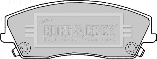 Borg & Beck BBP2167 - Set placute frana,frana disc aaoparts.ro