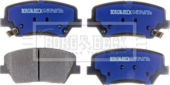 Borg & Beck BBP2340 - Set placute frana,frana disc aaoparts.ro