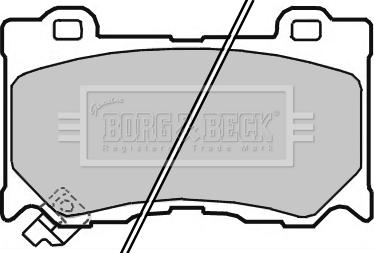 Borg & Beck BBP2363 - Set placute frana,frana disc aaoparts.ro