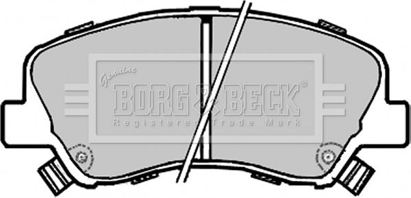 Borg & Beck BBP2330 - Set placute frana,frana disc aaoparts.ro