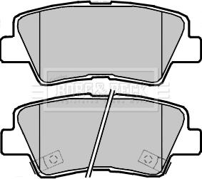 Borg & Beck BBP2370 - Set placute frana,frana disc aaoparts.ro