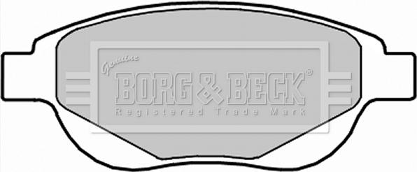 Borg & Beck BBP2287 - Set placute frana,frana disc aaoparts.ro