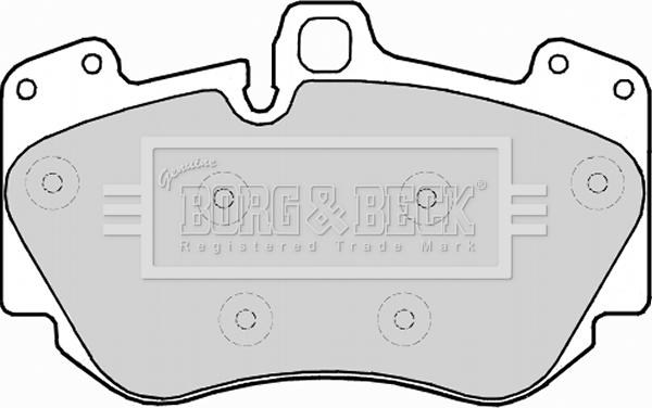 Borg & Beck BBP2232 - Set placute frana,frana disc aaoparts.ro