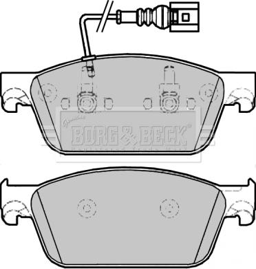 Borg & Beck BBP2275 - Set placute frana,frana disc aaoparts.ro