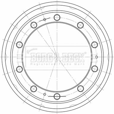Borg & Beck BBR32528 - Tambur frana aaoparts.ro