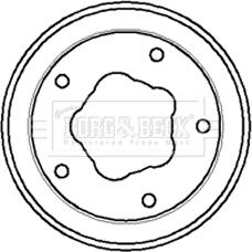 Borg & Beck BBR7058 - Tambur frana aaoparts.ro
