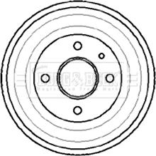 Borg & Beck BBR7015 - Tambur frana aaoparts.ro