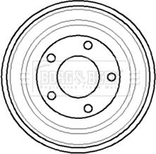 Borg & Beck BBR7023 - Tambur frana aaoparts.ro