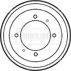 Borg & Beck BBR7153 - Tambur frana aaoparts.ro