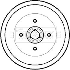 Borg & Beck BBR7172 - Tambur frana aaoparts.ro
