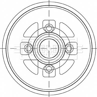 Borg & Beck BBR7269 - Tambur frana aaoparts.ro