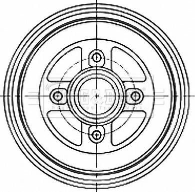 Borg & Beck BBR7268 - Tambur frana aaoparts.ro