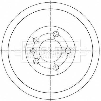 Borg & Beck BBR7278 - Tambur frana aaoparts.ro