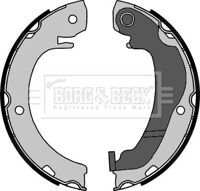 Borg & Beck BBS6443 - Set saboti frana, frana de mana aaoparts.ro