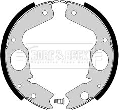 Borg & Beck BBS6409 - Set saboti frana, frana de mana aaoparts.ro