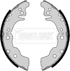 Borg & Beck BBS6402 - Set saboti frana aaoparts.ro