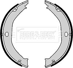 Borg & Beck BBS6415 - Set saboti frana, frana de mana aaoparts.ro