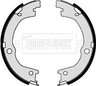 Borg & Beck BBS6422 - Set saboti frana, frana de mana aaoparts.ro