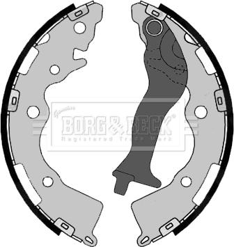 Borg & Beck BBS6479 - Set saboti frana aaoparts.ro