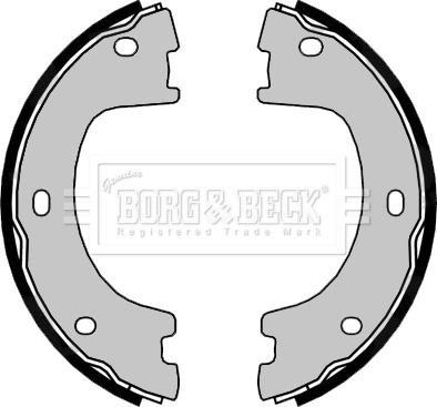 Borg & Beck BBS6475 - Set saboti frana, frana de mana aaoparts.ro
