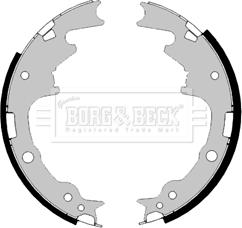 Borg & Beck BBS6472 - Set saboti frana aaoparts.ro