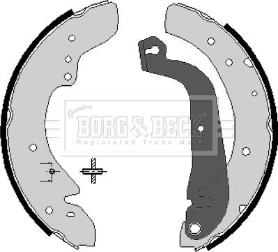 Borg & Beck BBS6059 - Set saboti frana aaoparts.ro